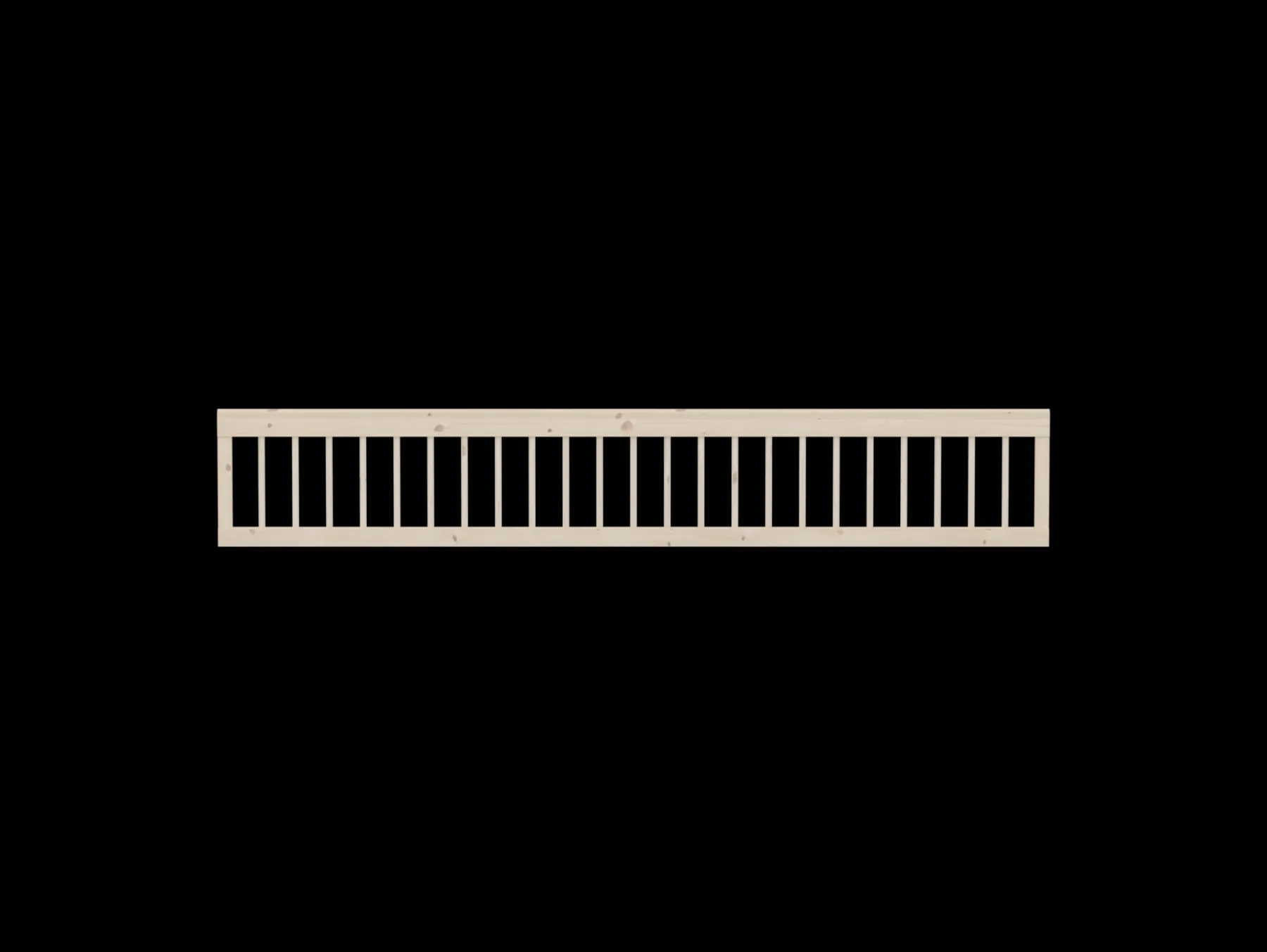 FLEXA Classic Absturzsicherung mit Streben, 200cm Whitewashedpine Hot