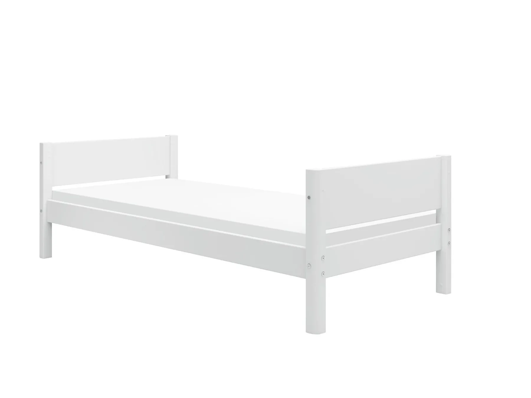 FLEXA Einzelbett White Best