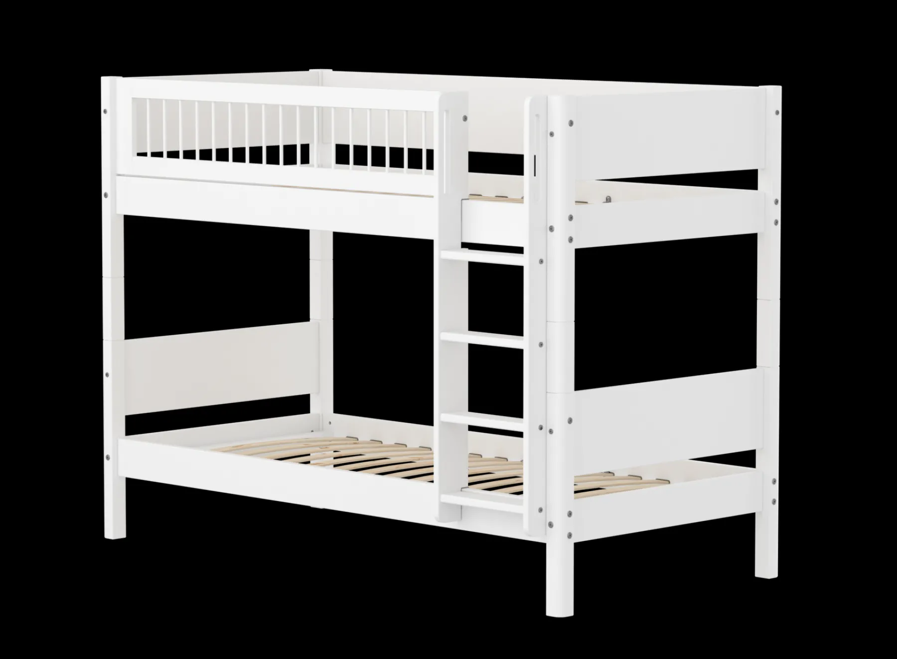 FLEXA Etagenbett mit senkrechter Leiter White Cheap