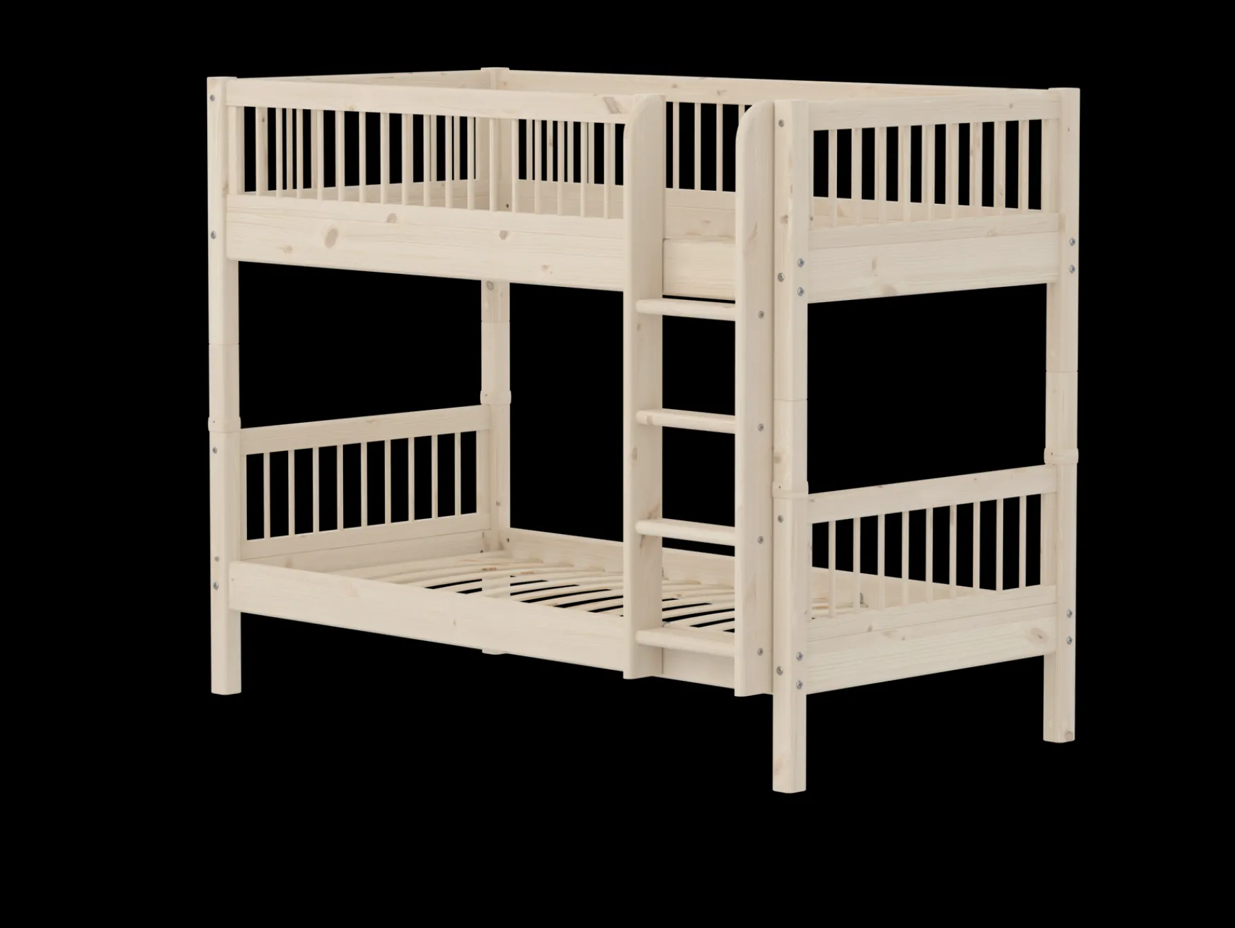 FLEXA Etagenbett mit senkrechter Leiter Whitewashedpine Discount