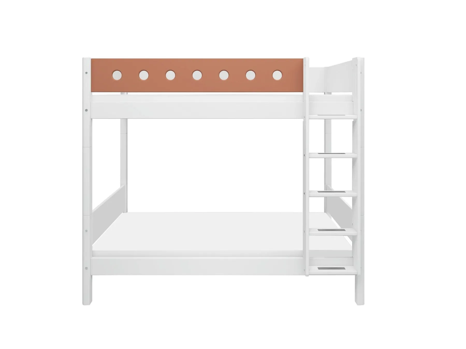 FLEXA Etagenbett mit zusätzlicher Höhe White/blush New