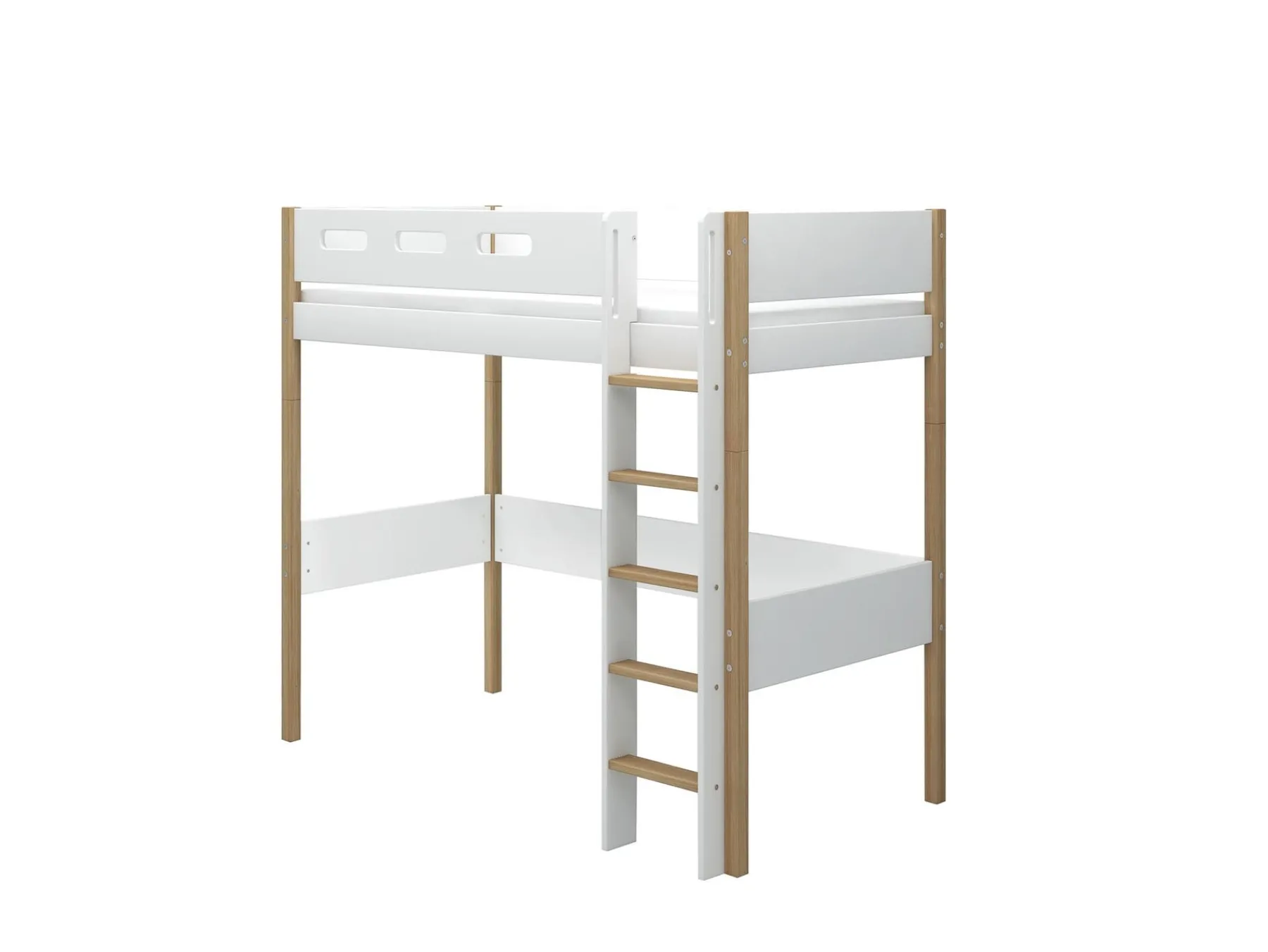 FLEXA Hochbett White/oak Flash Sale