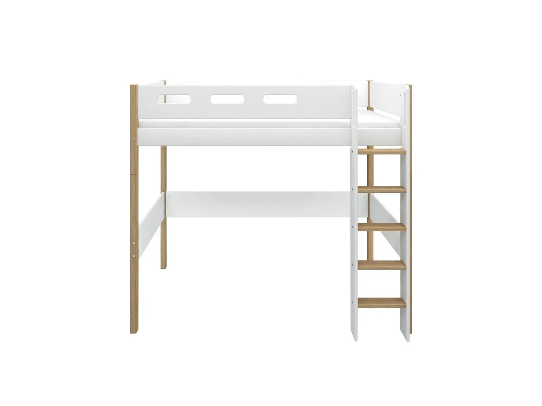 FLEXA Hochbett White/oak Flash Sale