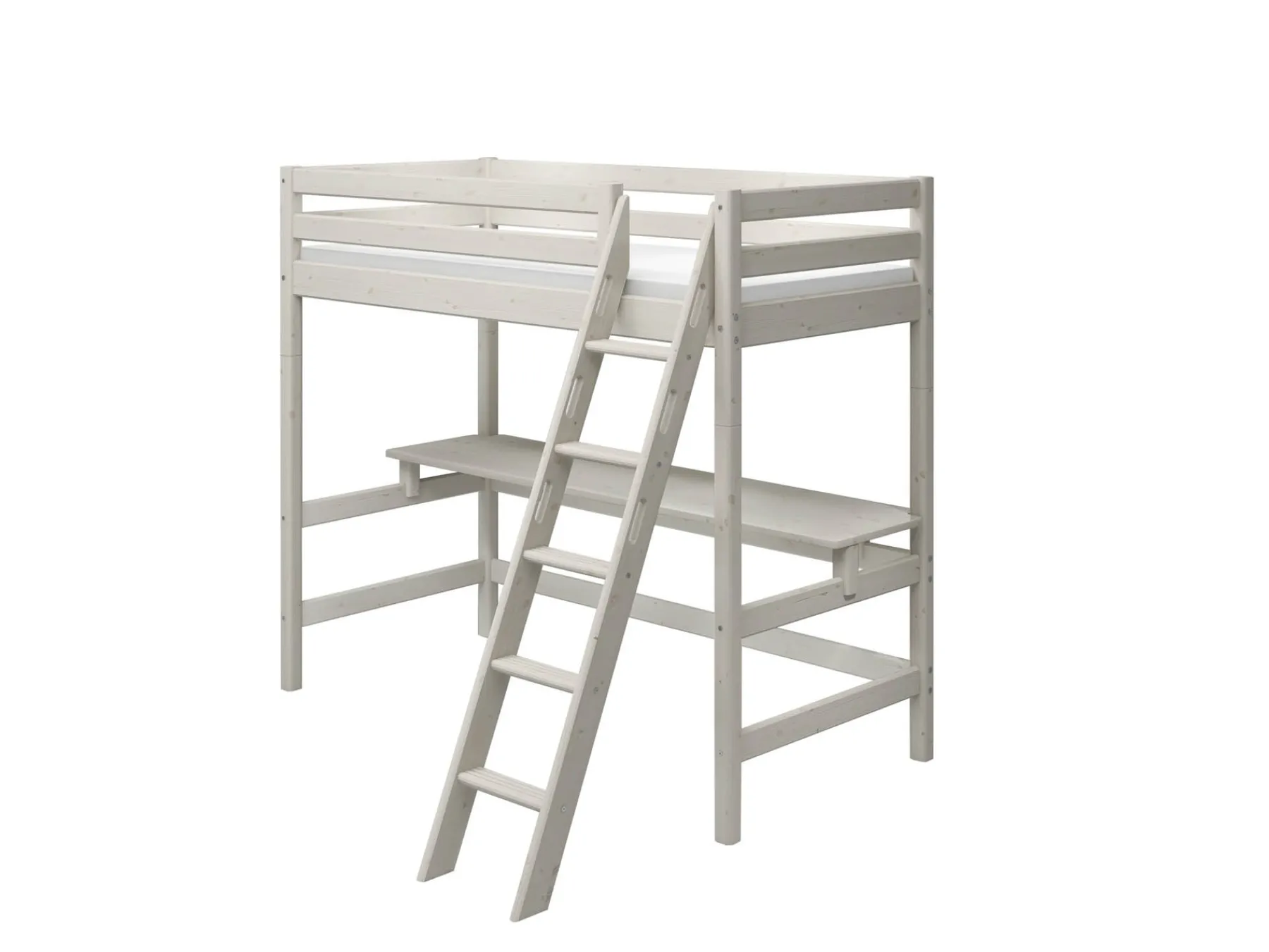 FLEXA Hochbett mit Sofabett Whitewashedpine Outlet