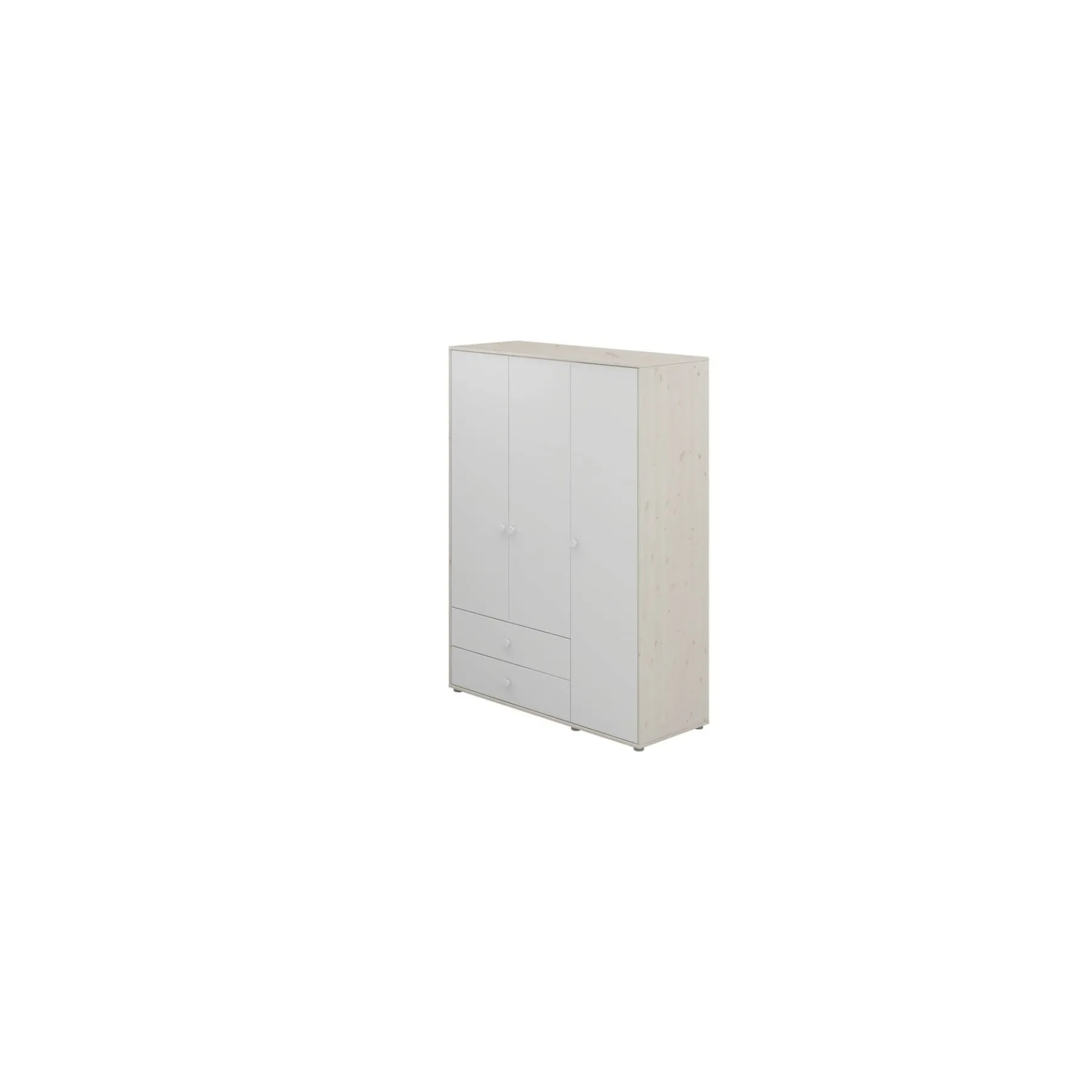 FLEXA Kleiderschrank White/whitewashedpine Clearance