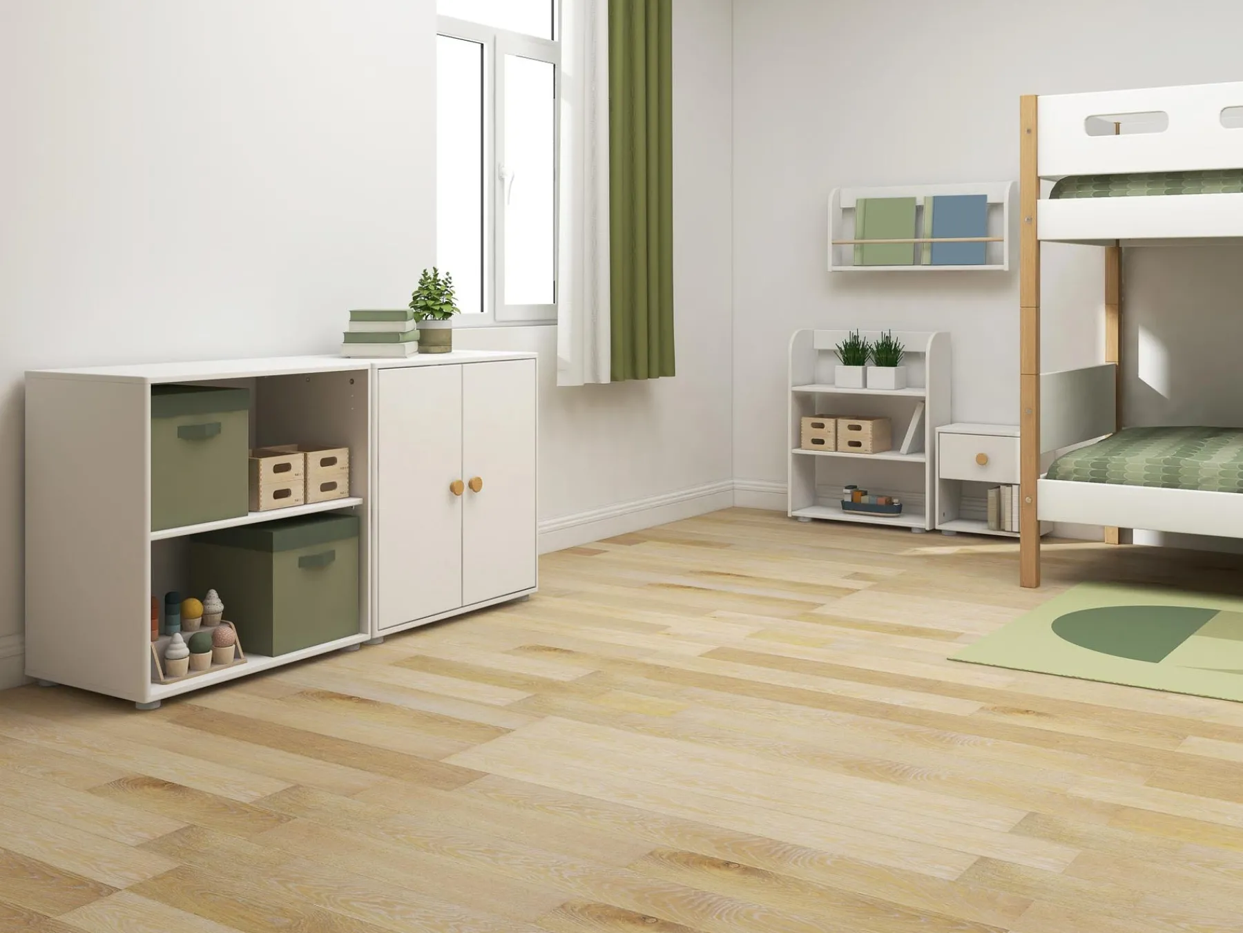 FLEXA Kommode, 1 Schublade White/oak Cheap