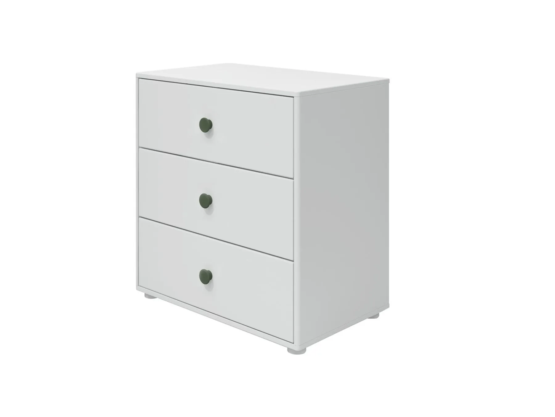 FLEXA Kommode, 3 Schubladen White/deepgreen Clearance