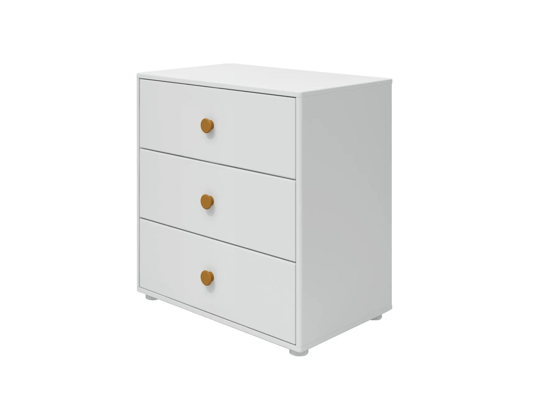 FLEXA Kommode, 3 Schubladen White/mustard Clearance
