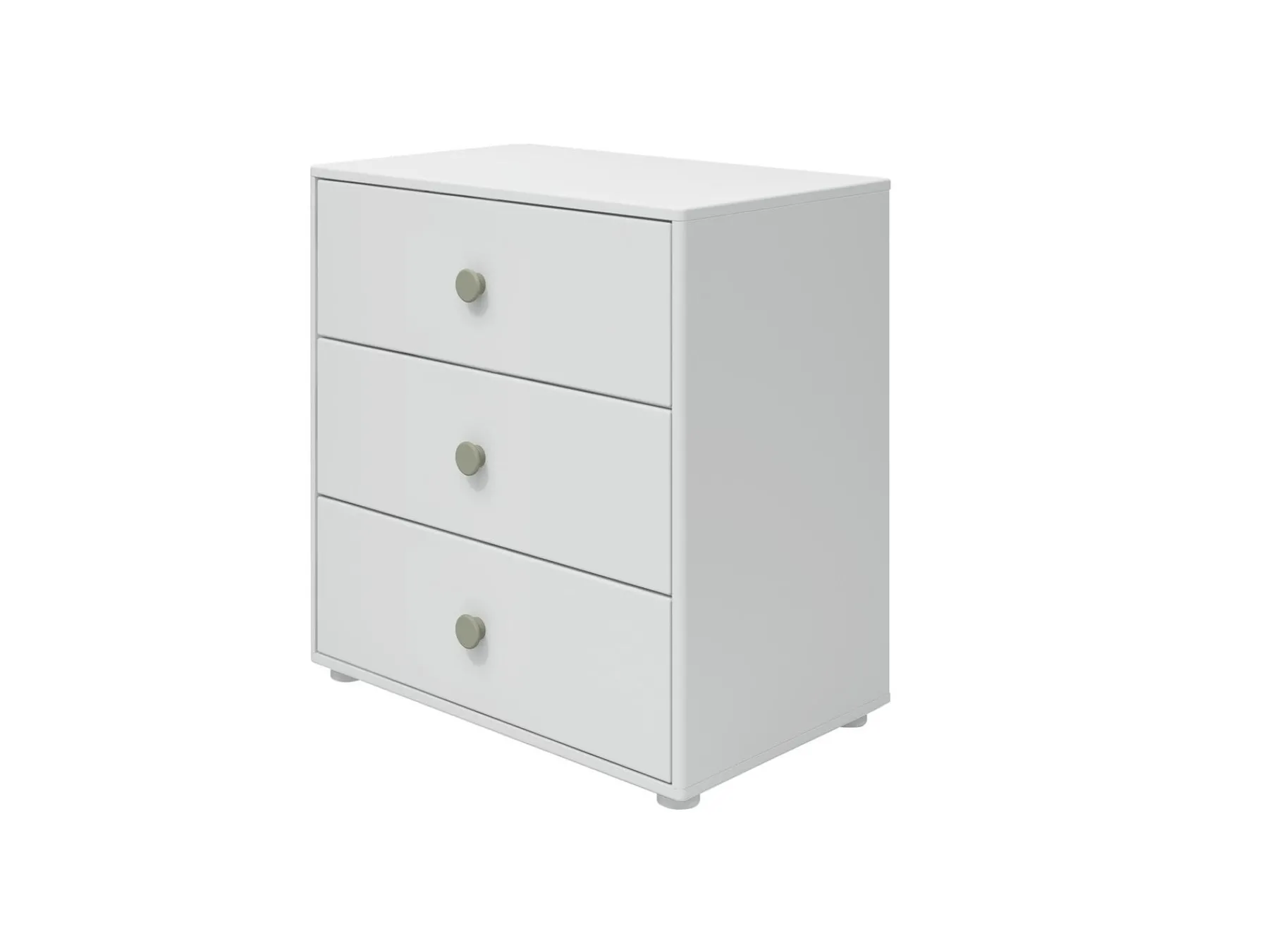 FLEXA Kommode, 3 Schubladen White/naturalgreen Outlet