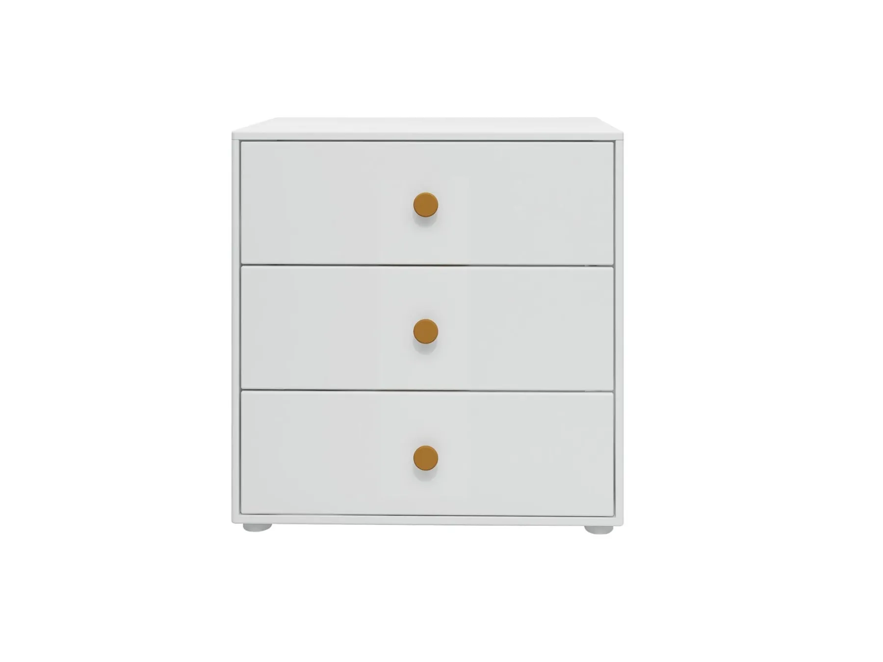 FLEXA Kommode, 3 Schubladen White/mustard Clearance