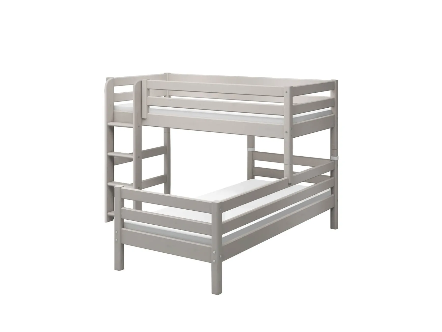 FLEXA Mittelhohes Bett m. senkrechter Leiter Greywashedpine Online